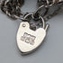 1976 British vintage sterling silver charm bracelet 67g